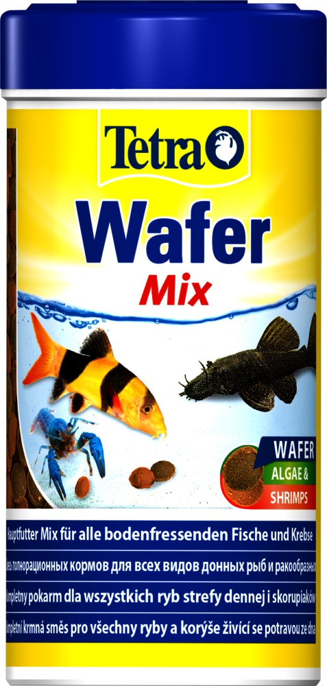 Корм чипсы для всех донных рыб Tetra wafermix 100 мл