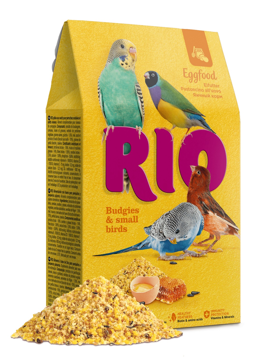 Корм яичный для волнистых попугаев и других мелких птиц Rio 250 г