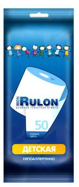 Влажная туалетная бумага Mon Rulon N 50