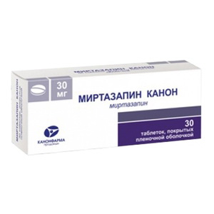 Миртазапин Канон тб п/о 30 мг N 30