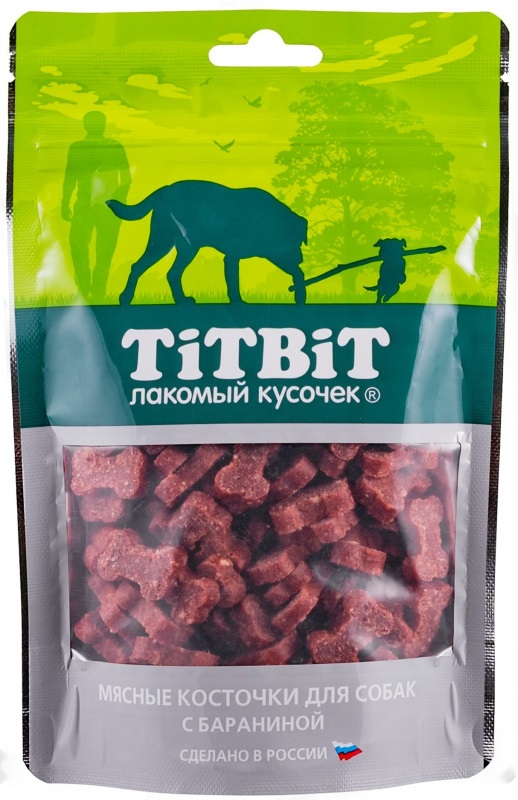Косточки мясные для собак Титбит с бараниной