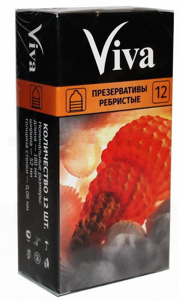 Презервативы Viva ребристые N 12