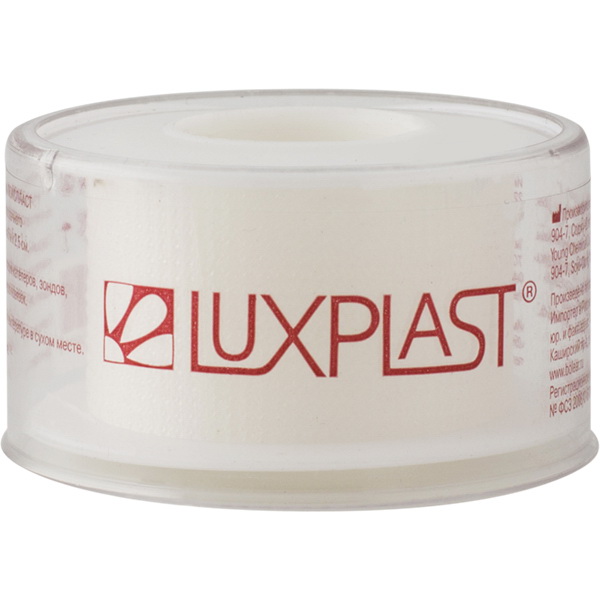 Luxplast лейкопластырь на полимерной основе 5м х 2,5см