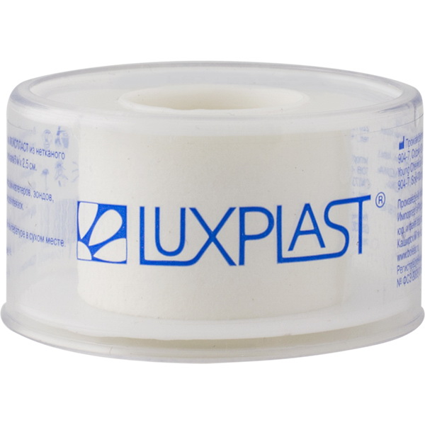 Luxplast лейкопластырь на нетканой основе 5м х 1,25см