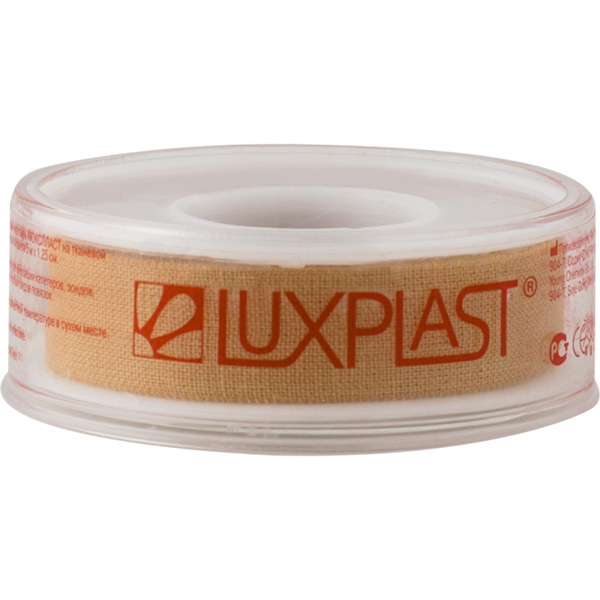 Luxplast лейкопластырь на тканой основе 5м х 1,25см