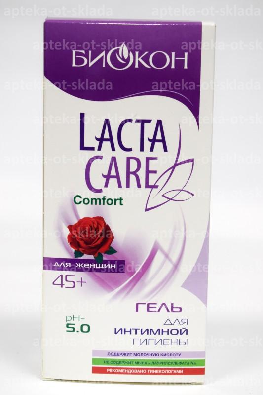 Lacta Care comfort гель для интимной гигиены для женщин 45+ 290г