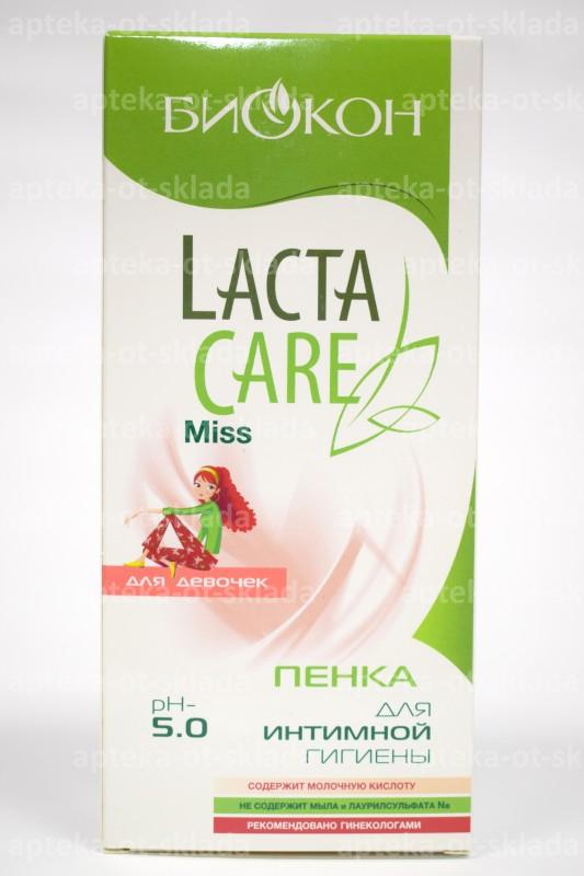 Lacta Care Miss пенка для интимной гигиены для девочек 150мл