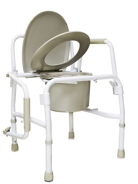 AmRus кресло-туалет АМСВ6807 с опускающимися подлокотниками