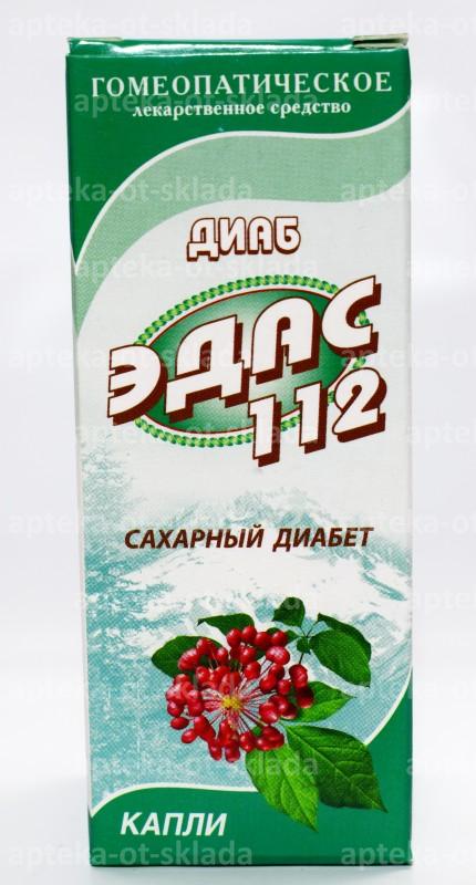 ЭДАС-112 капли Диаб (при сахарном диабете) 25 мл