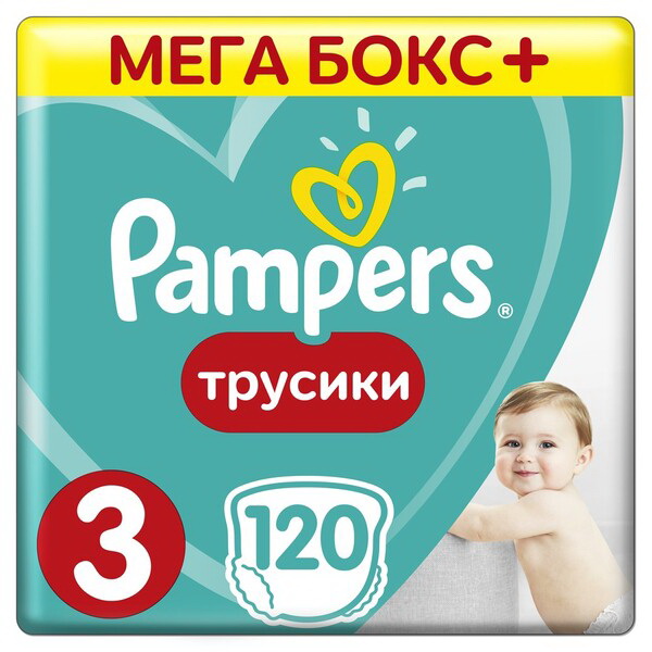Подгузники-трусики Pampers Pants р 3 (6-11кг ) N 120