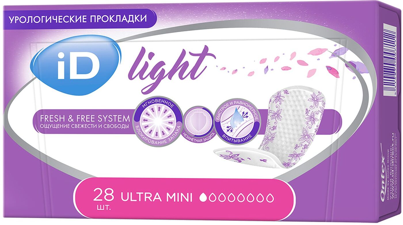iD Light урологические прокладки ultra mini N 28