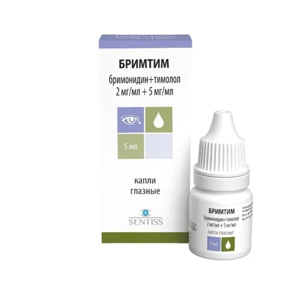 Бримтим капли глазные 2мг/мл+5мг/мл фл 5мл N 1