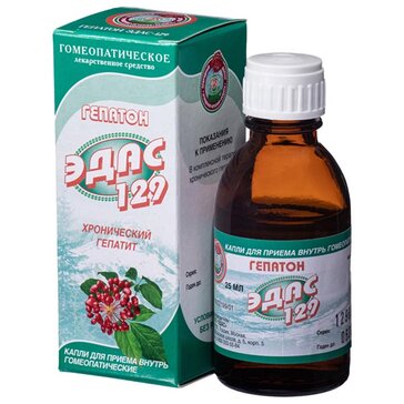 ЭДАС-129 капли Гепатон (хронический гепатит) 25мл 100доз