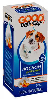 Лосьон для глаз собак и кошек Good dog&cat 30 мл