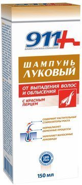 911 шампунь луковый с красным перцем 150 мл