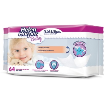 Салфетки влажные Helen Harper Baby N 64
