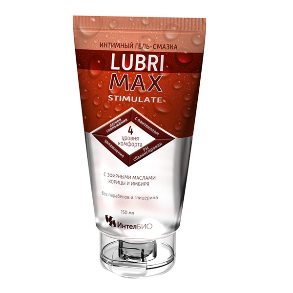LubriMax Stimulate интимный гель-смазка с эфирными маслами корица/имбирь 150мл
