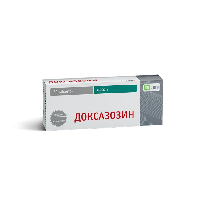Доксазозин Оболенское таблетки 2мг N 30