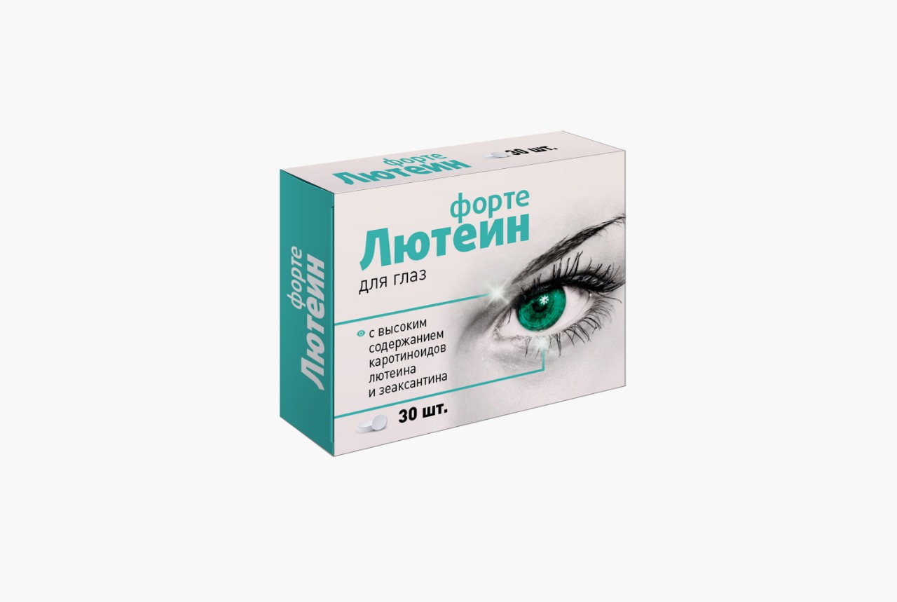 Лютеин форте витамины для глаз тб п/о N 30