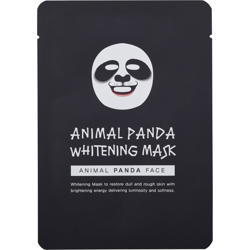 Тканевая маска для лица панда осветляющая