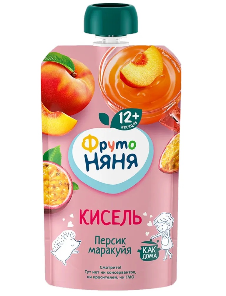ФрутоНяня кисель  персик/маракуйя 130 мл N 1