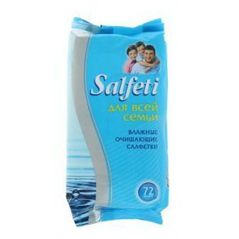 Salfeti салфетки влажные очищающие для всей семьи N 72