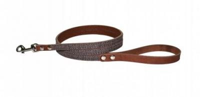 Поводок коньячный Аркон ричмонд 12мм