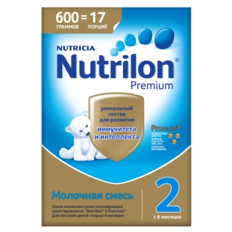 Нутрилон-2 премиум молочная смесь сухая последующая адаптированная с 6мес 600 г