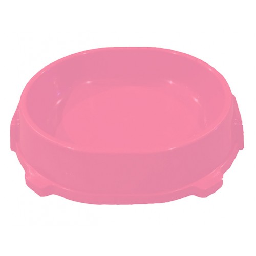 Миска пластиковая нескользящая розовая Favorite 220 мл