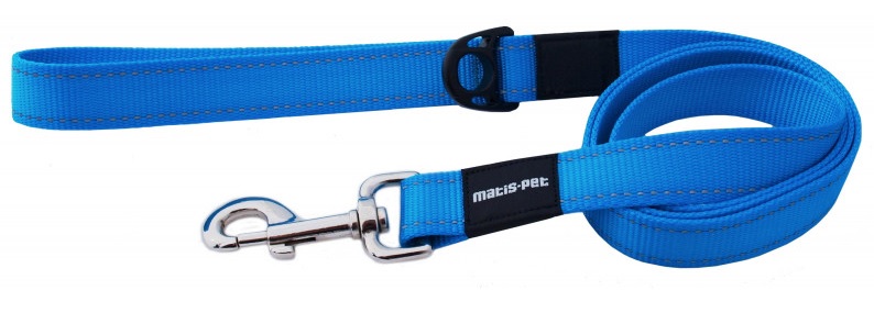 Поводок нейлоновый аква Matis-pet city stile 1.5см/140см