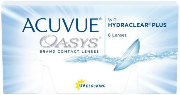 Линзы контактные Acuvue Oasys with Hydraclear plus 8.4/-4.00 N 6