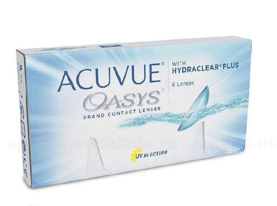 Линзы контактные Acuvue Oasys with Hydraclear plus 8.4/-4.25 N 6