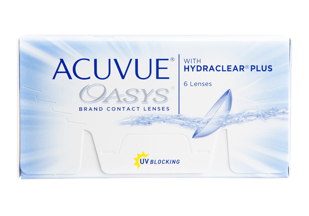Линзы контактные Acuvue Oasys with Hydraclear plus 8.8/-1.2N 5 6