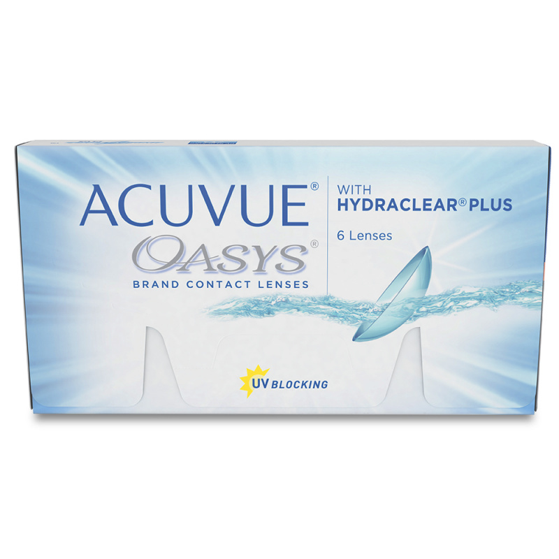 Линзы контактные Acuvue Oasys with Hydraclear plus 8.8/-1.75 N 6