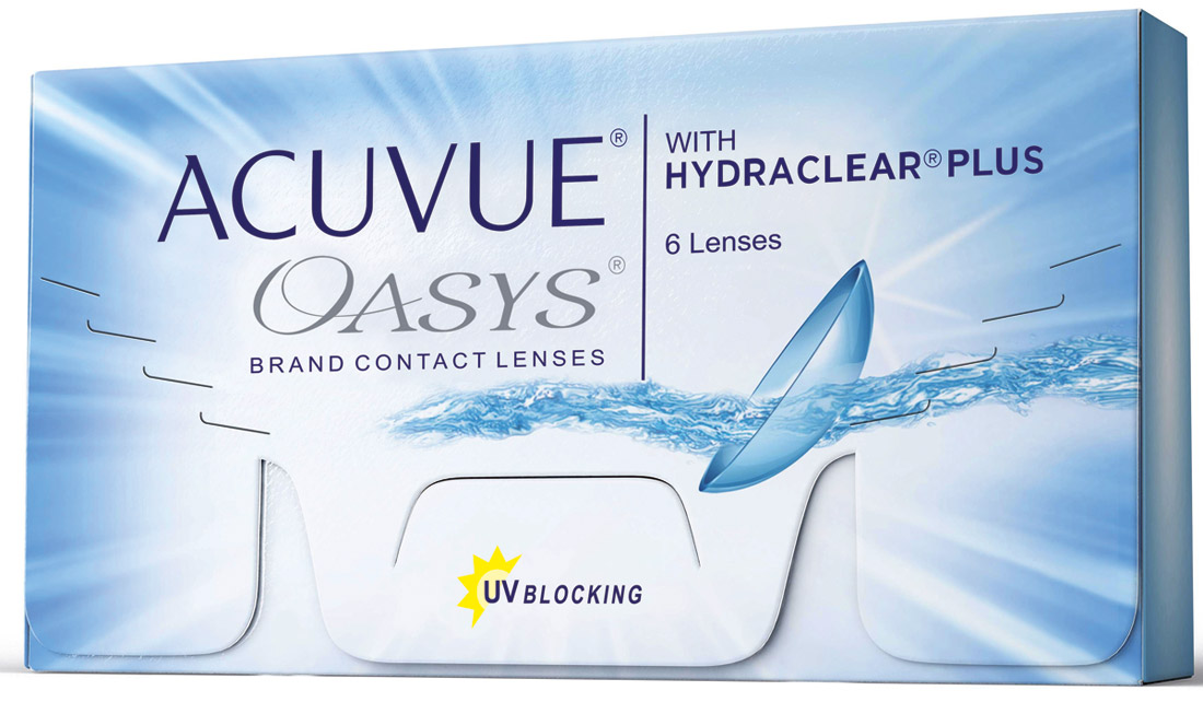 Линзы контактные Acuvue Oasys with Hydraclear plus 8.8/-4.25 N 6
