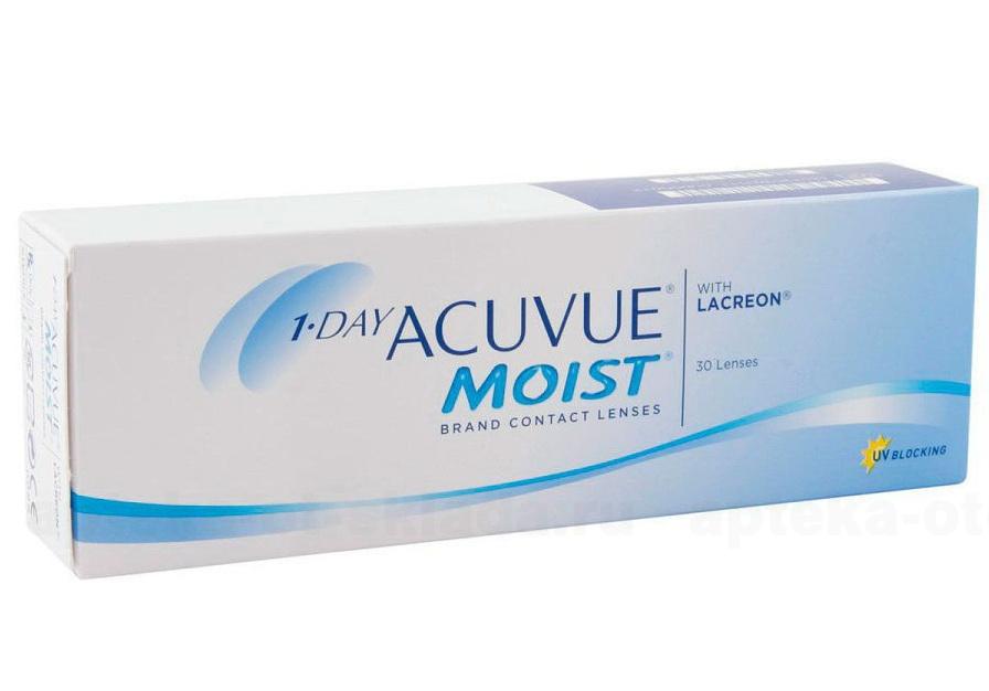 Линзы контактные 1 Day Acuvue MOIST 8.5/ +3.75 N 30