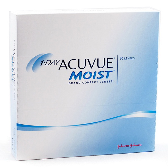 Линзы контактные 1 Day Acuvue MOIST 8.5/ -2.75 N 90