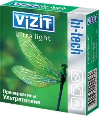 Презерватив VIZIT HI-TECH ультратонкий N 3