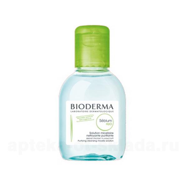 Bioderma Sebium H2O мицеллярная вода для очищения и демакияжа для смешанной и жирной кожи 100мл