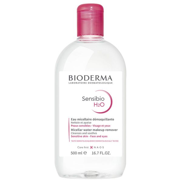 Bioderma Sensibio H2O мицеллярная вода для очищения/демакияжа для чувствительной кожи лица/контура глаз 500мл