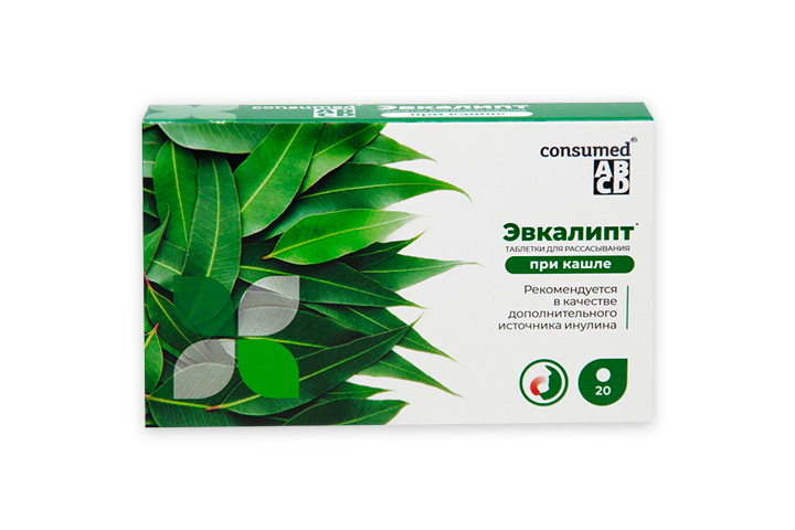 Эвкалипт при кашле табл д/рассас №20 Консумед