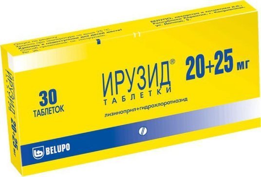 Ирузид тб 25мг/20мг N 30