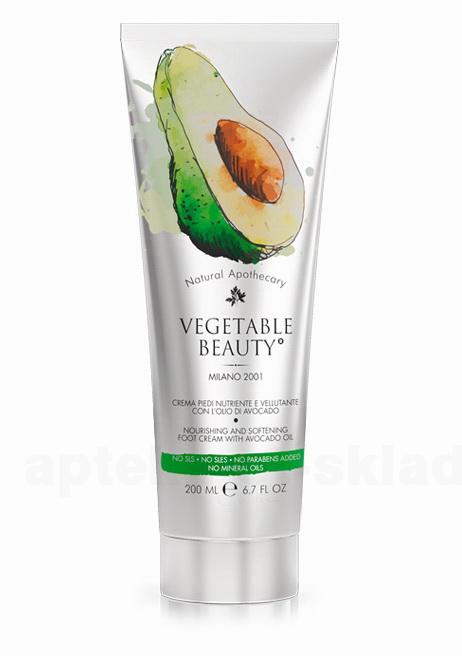 Vegetable Beauty крем для сухой/огрубевшей кожи ног с маслом авокадо 200 мл