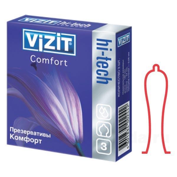Презервативы Vizit Hi-tech comfort N 3