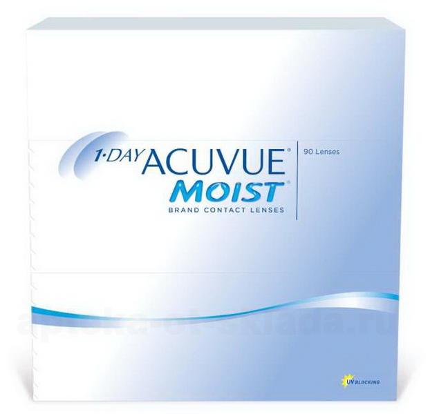 Линзы контактные 1 Day Acuvue MOIST 8.5/ -5.50 N 90