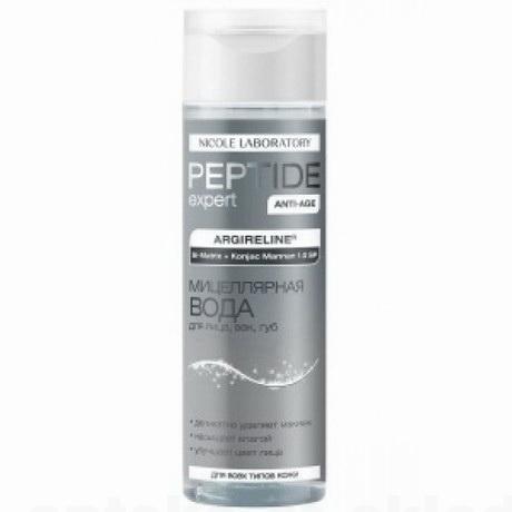 Peptide expert anti-age argireline мицеллярная вода для лица/век/губ для всех типов кожи 200мл