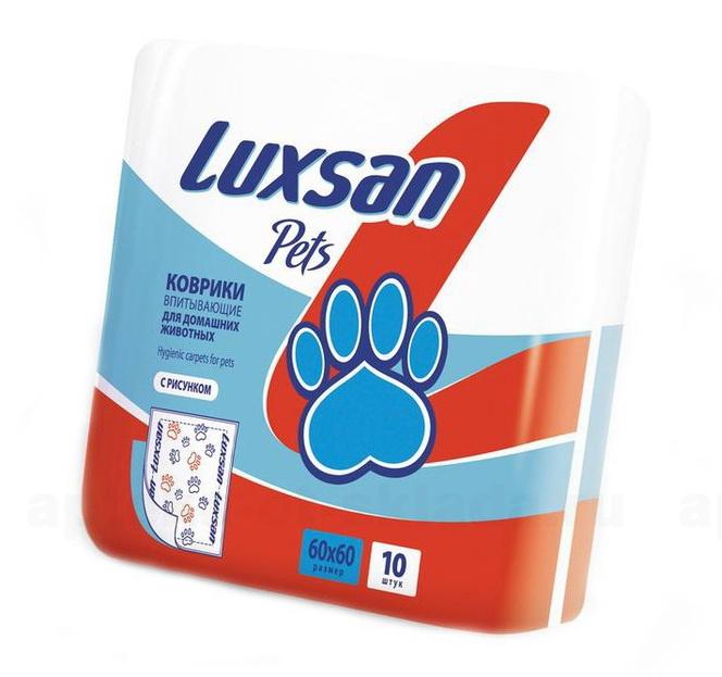 Luxsan Pets коврики впитывающие для животных 60х60 с рисунком N 10
