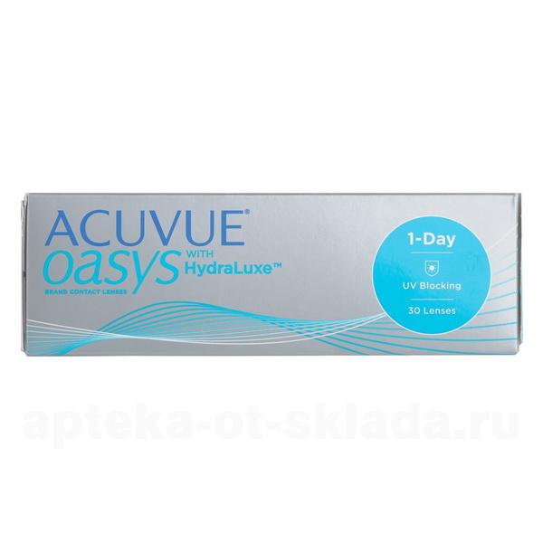 Линзы контактные 1 Day Acuvue OASYS with HydraLuxe 9.0/ -2.50 N 30