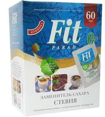 ФитПарад 8 пищевая добавка заменитель сахара стевия саше 1г N 60