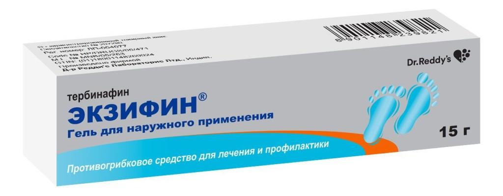 Экзифин гель для наруж прим 1% 15г